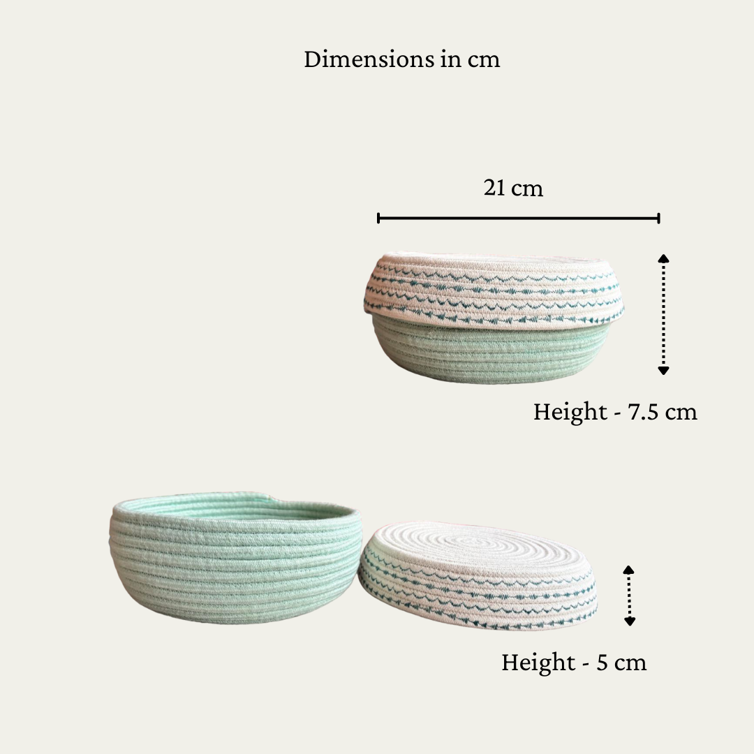 dimensions cotton box organizer