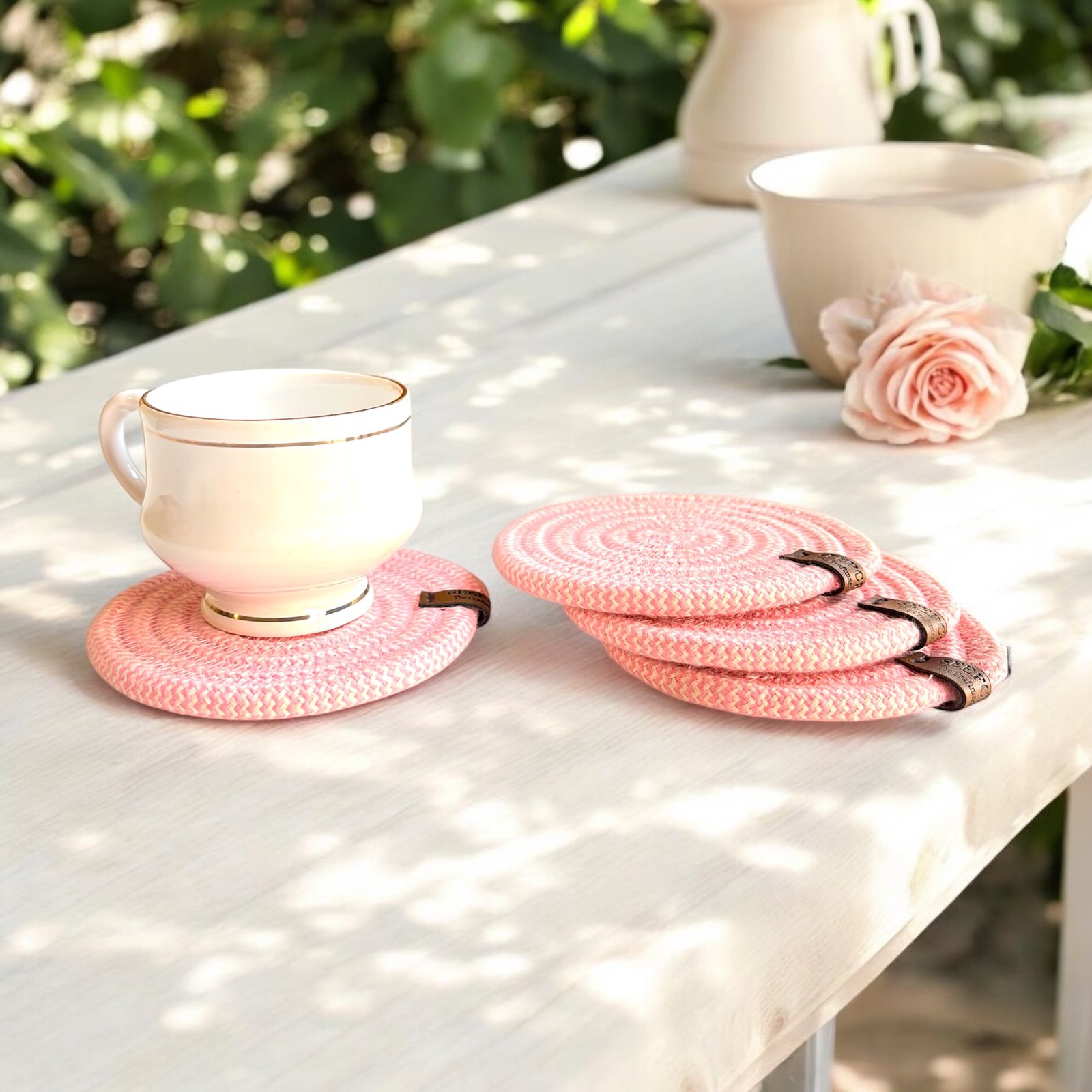 cotton coaster set