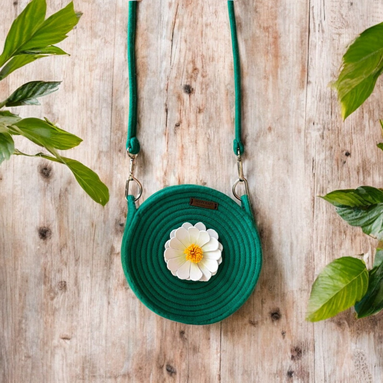 Handmade Cotton Shoulder Bag for women